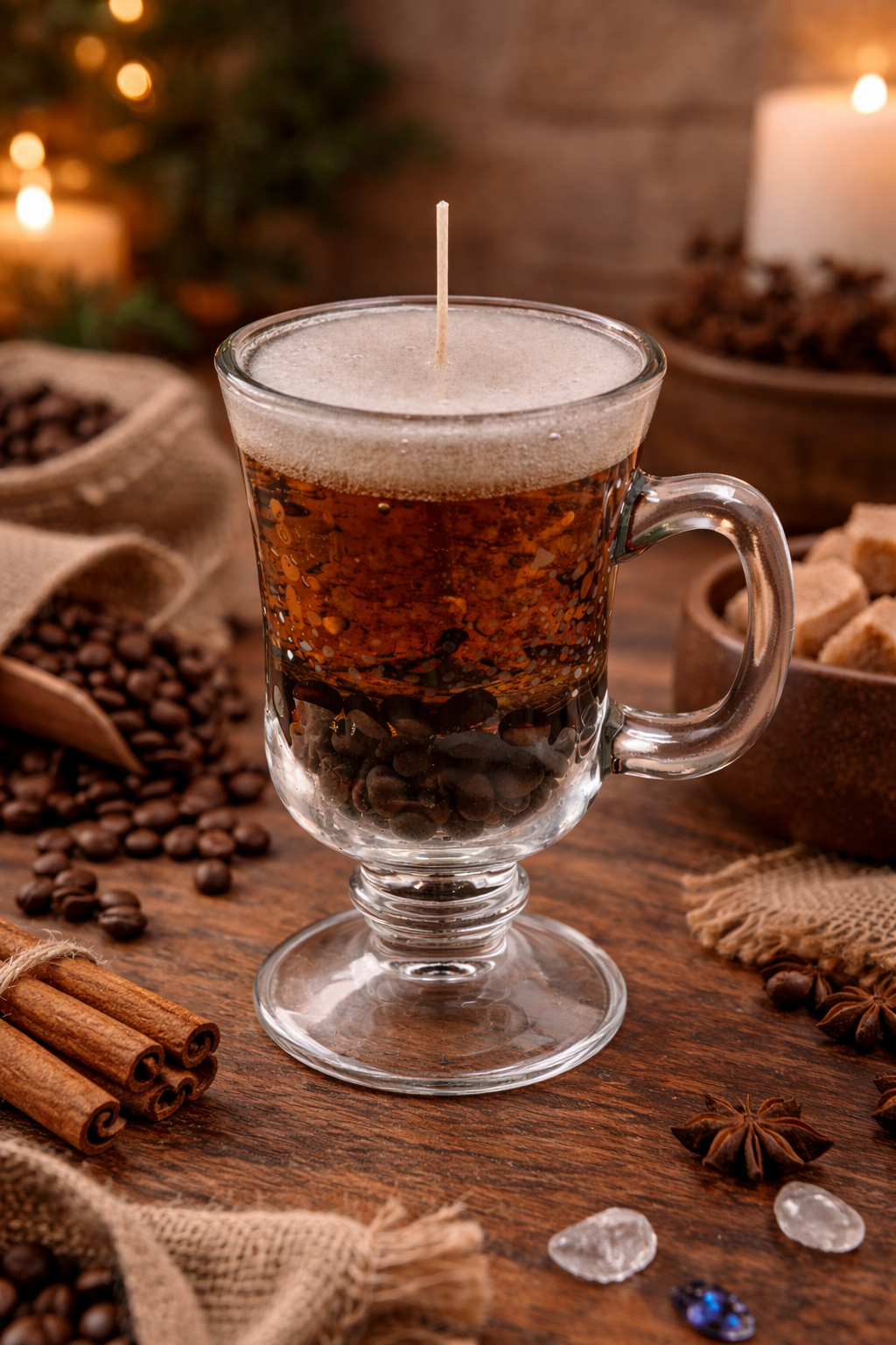 Mocha Coffee Candle – Small